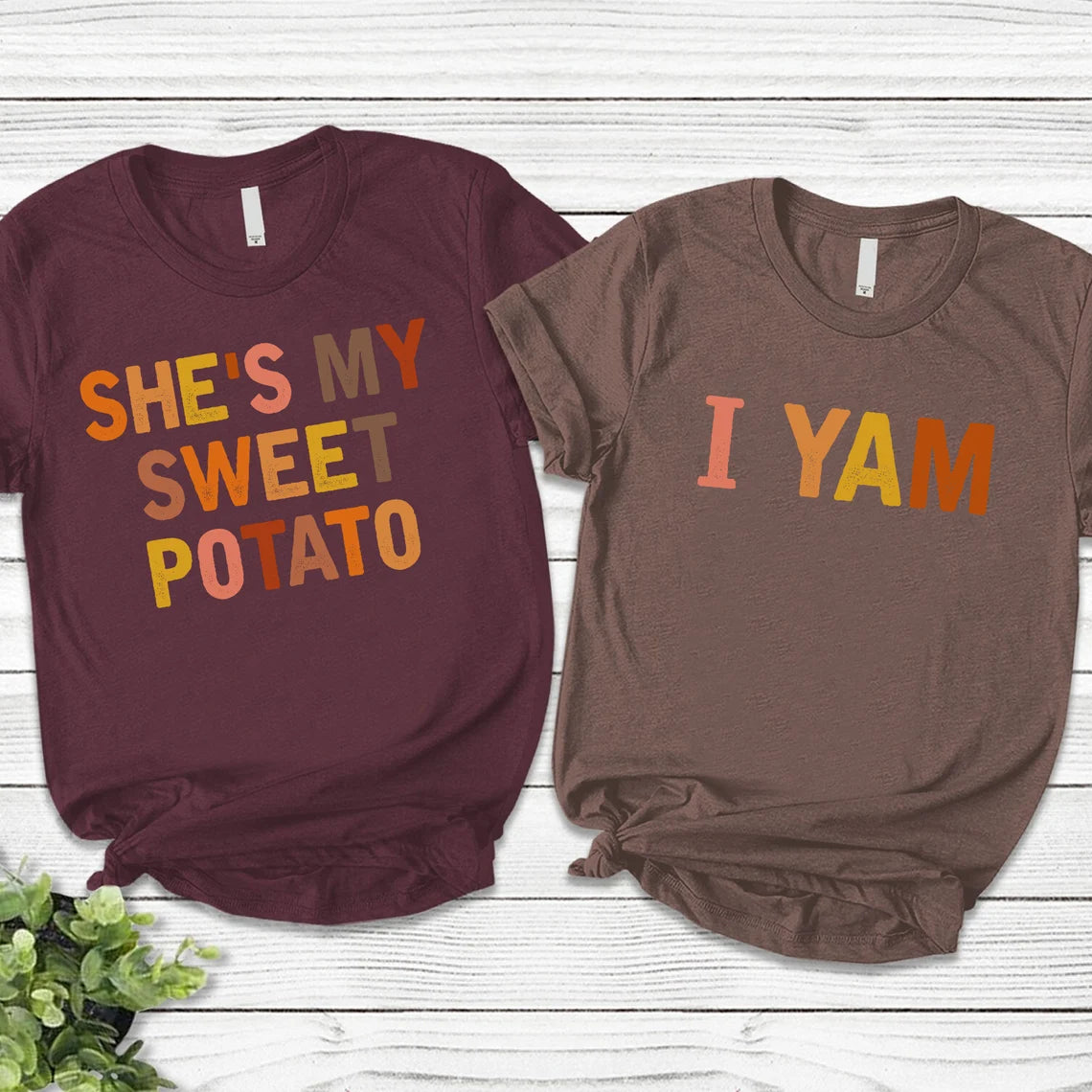 She's My Sweet Potato I Yam Shirts, Couples Matching Shirts