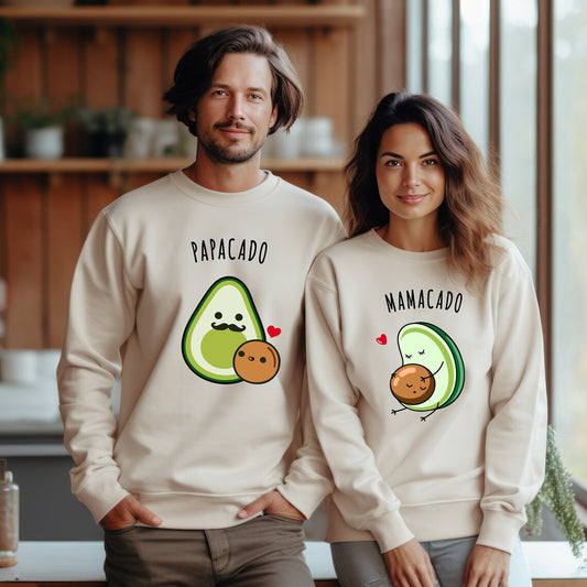 Mamacado T-Shirt, Papacado Sweatshirt Mamacado & Papacado Sweatshirt